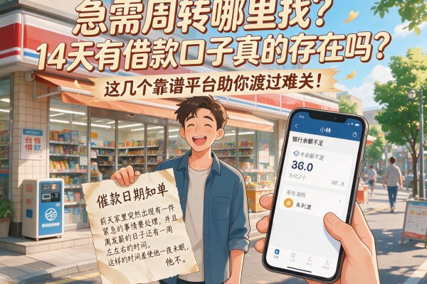 急需周转哪里找？14天有借款口子真的存在吗？这几个靠谱平台助你渡过难关！