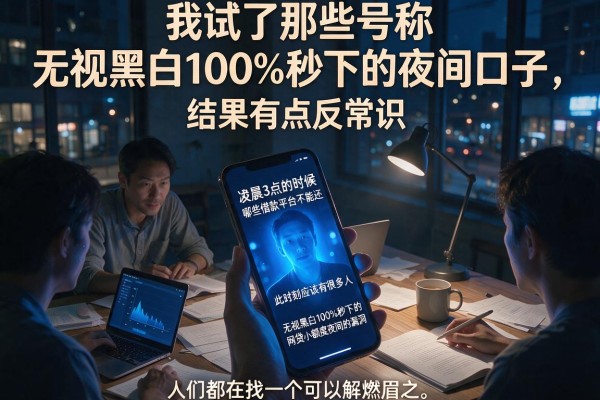 我试了那些号称无视黑白100%秒下的夜间口子，结果有点反常识