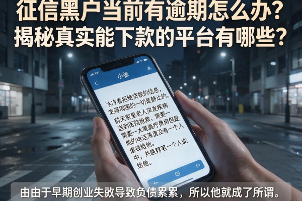 征信黑户当前有逾期怎么办？揭秘真实能下款的平台有哪些？