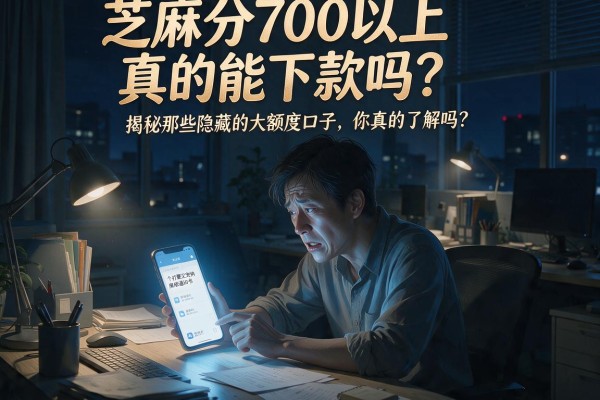 芝麻分700以上真的能下款吗？揭秘那些隐藏的大额度口子，你真的了解吗？
