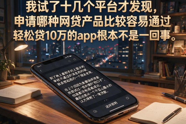 我试了十几个平台才发现，申请哪种网贷产品比较容易通过和轻松贷10万的app根本不是一回事