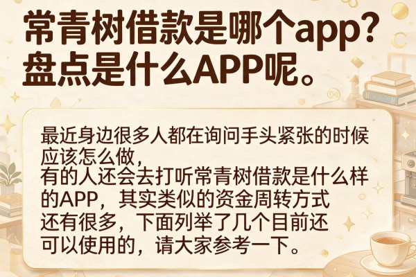 常青树借款是哪个app？盘点几个容易下款的平台