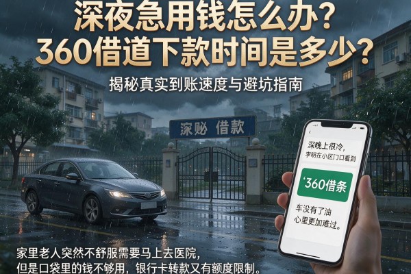 深夜急用钱怎么办？360借条下款时间是多少？揭秘真实到账速度与避坑指南