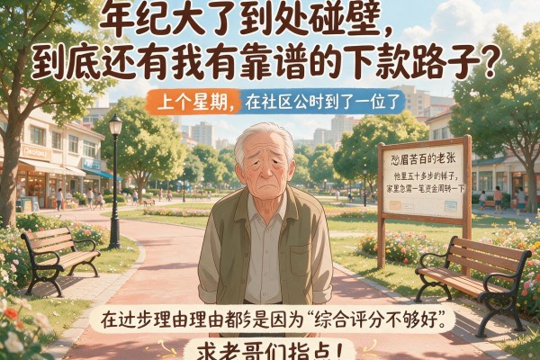 年纪大了到处碰壁，到底还有没有靠谱的下款路子？求老哥们指点！