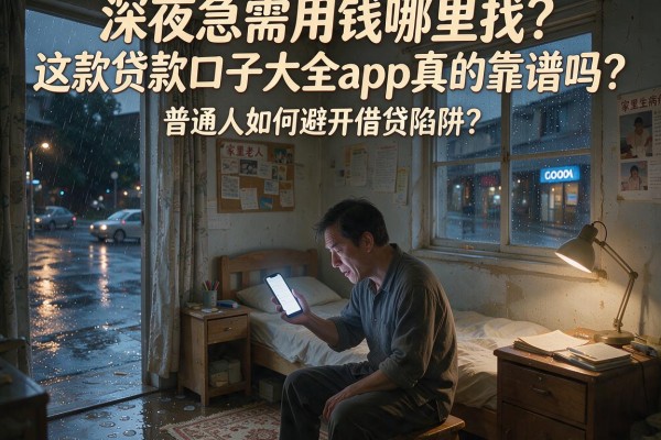深夜急需用钱哪里找？这款贷款口子大全app真的靠谱吗？普通人如何避开借贷陷阱？