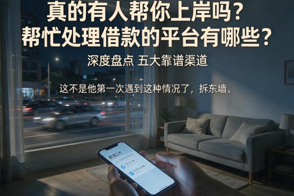 真的有人帮你上岸吗？帮忙处理借款的平台有哪些？深度盘点五大靠谱渠道