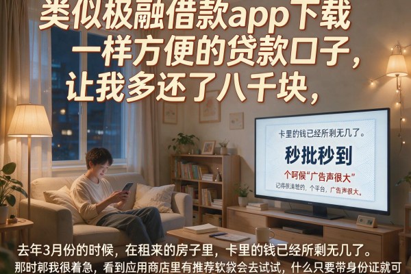 类似极融借款app下载一样方便的贷款口子，让我多还了八千块