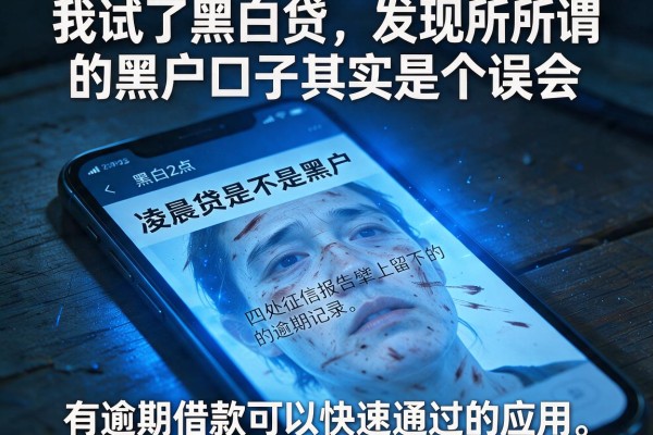 我试了黑白贷，发现所谓的黑户口子其实是个误会