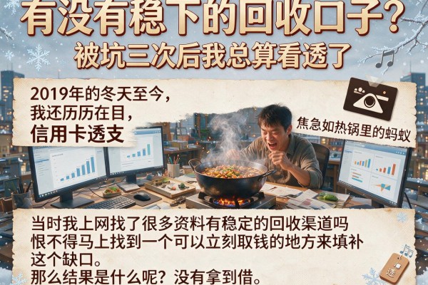 有没有稳下的回收口子？被坑三次后我总算看透了