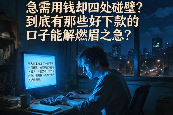 急需用钱却四处碰壁？到底有那些好下款的口子能解燃眉之急？