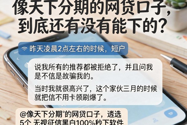 像天下分期的网贷口子，到底还有没有能下的？@像天下分期‌的网贷口子，遴选5个无视征信黑白100%秒下软件