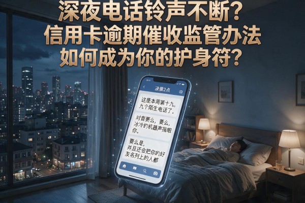 深夜电话铃声不断?信用卡逾期催收监管办法如何成为你的护身符?