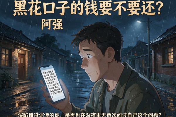 黑花口子的钱要不要还？深陷借贷泥潭的你，是否也在深夜里无数次问过自己这个问题？