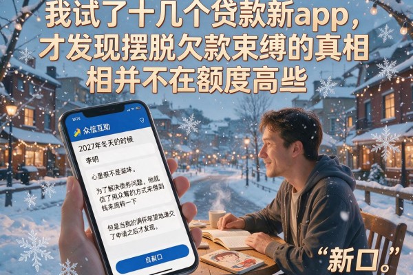 我试了十几个贷款新app，才发现摆脱欠款束缚的真相并不在额度高低