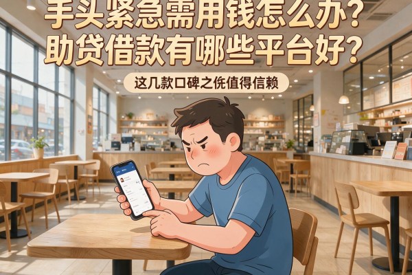 手头紧急需用钱怎么办?助贷借款有哪些平台好?这几款口碑之作值得信赖