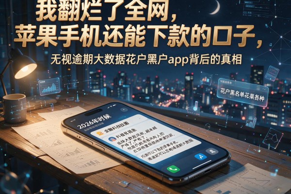 我翻烂了全网苹果手机还能下款的口子，发现无视逾期大数据花户黑户app背后的真相