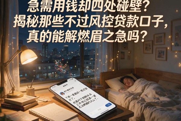 急需用钱却四处碰壁？揭秘那些不过风控贷款口子，真的能解燃眉之急吗？