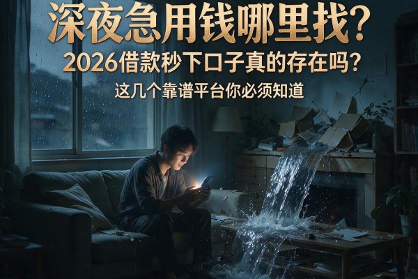 深夜急用钱哪里找？2026借款秒下口子真的存在吗？这几个靠谱平台你必须知道