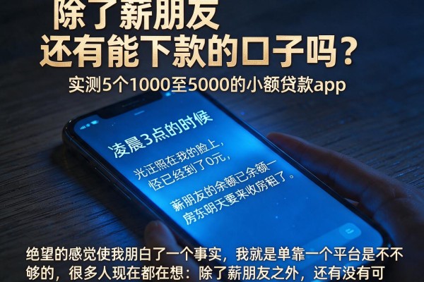 除了薪朋友还有能下款的口子吗？实测5个1000至5000的小额贷款app