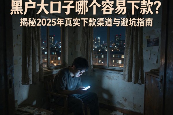 黑户大口子哪个容易下款？揭秘2025年真实下款渠道与避坑指南