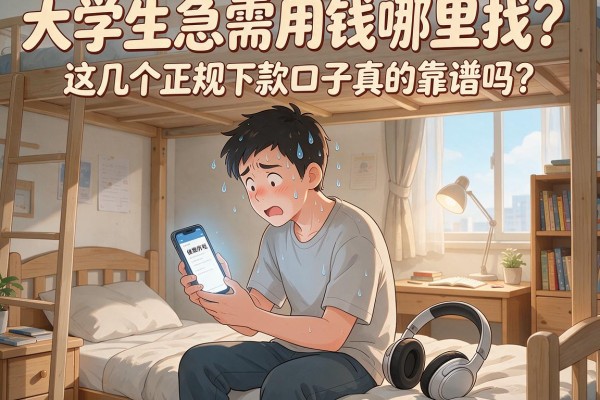 大学生急需用钱哪里找？这几个正规下款口子真的靠谱吗？