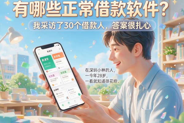 有哪些正常借款软件？我采访了30个借款人，答案很扎心