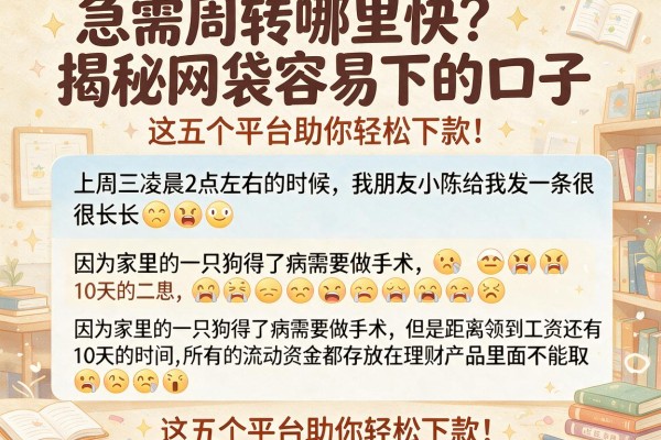 急需周转哪里快？揭秘网袋容易下的口子，这五个平台助你轻松下款！