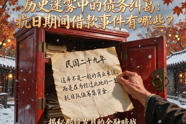历史迷雾中的债务纠葛：抗日期间借款事件有哪些？揭秘那段岁月的金融暗战