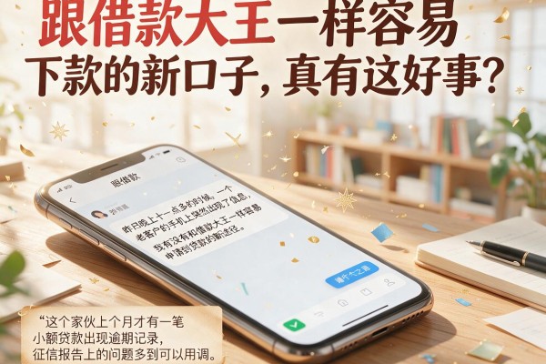 跟借款大王一样容易下款的新口子，真有这好事？