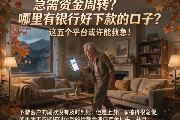 急需资金周转？哪里有银行好下款的口子？这五个平台或许能救急！