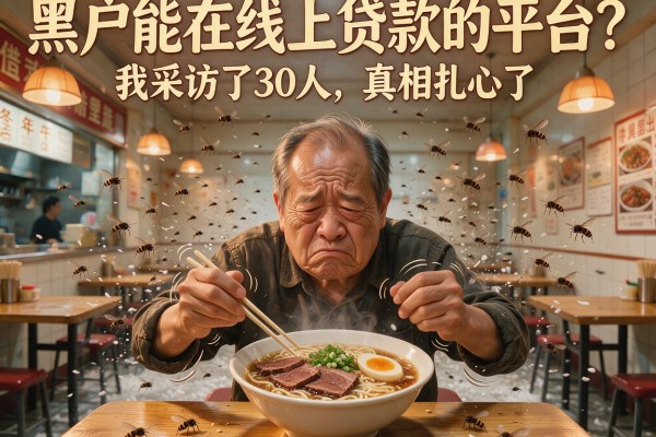 黑户能在线上贷款的平台？我采访了30人，真相扎心了