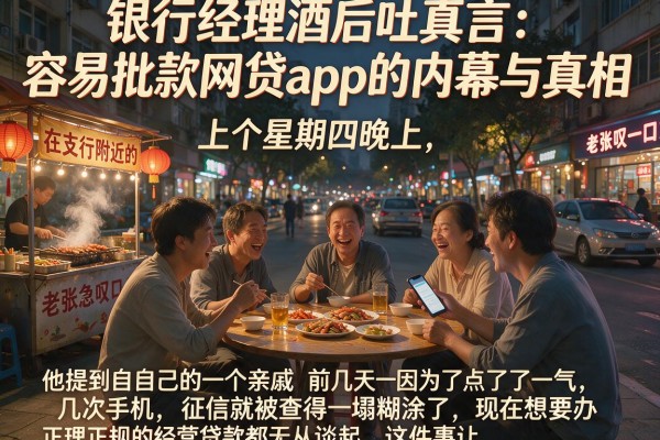 银行经理酒后吐真言:容易批款网贷app的内幕与真相