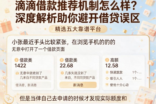 滴滴借款推荐机制怎么样?深度解析助你避开借贷误区,精选五大靠谱平台
