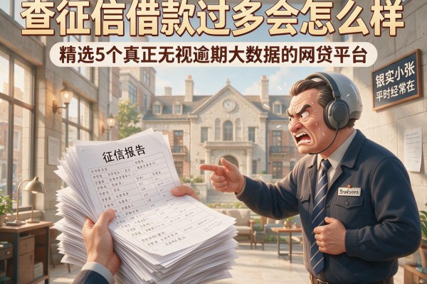 查征信借款过多会怎么样，精选5个真正无视逾期大数据的网贷平台
