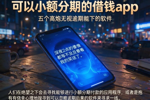 可以小额分期的借钱app，详细阐述五个高炮无视逾期能下的软件