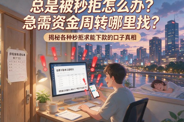 总是被秒拒怎么办？急需资金周转哪里找？揭秘各种秒拒求能下款的口子真相