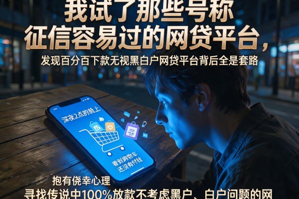 我试了那些号称征信容易过的网贷平台，发现百分百下款无视黑白户网贷平台背后全是套路