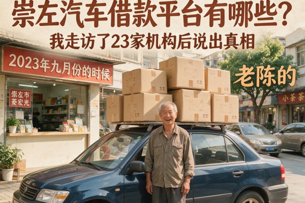 崇左汽车借款平台有哪些？我走访了23家机构后说出真相