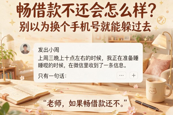 畅借款不还会怎么样？别以为换个手机号就能躲过去