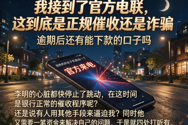 我接到了官方电联，这到底是正规催收还是诈骗，逾期后还有能下款的口子吗