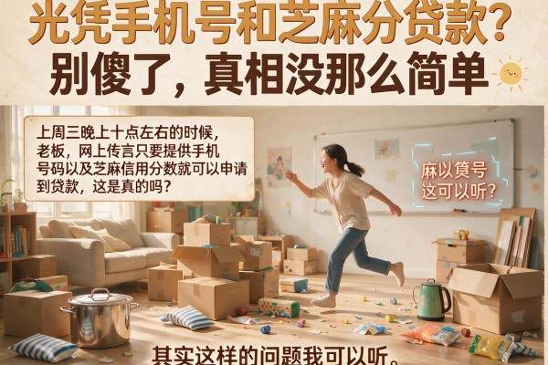 光凭手机号和芝麻分贷款？别傻了，真相没那么简单