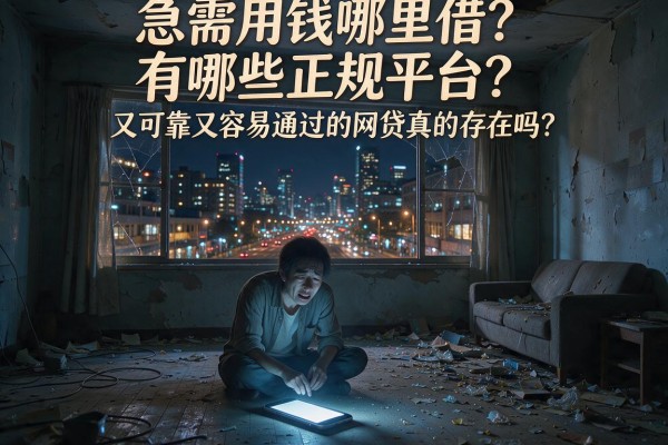 急需用钱哪里借？有哪些正规平台？又可靠又容易通过的网贷真的存在吗？