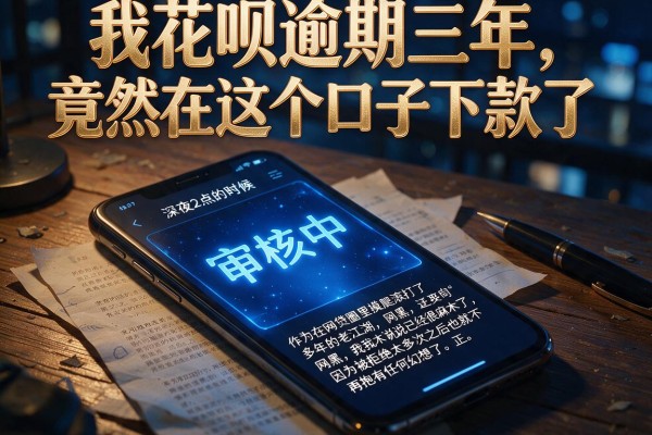 我花呗逾期三年，竟然在这个口子下款了