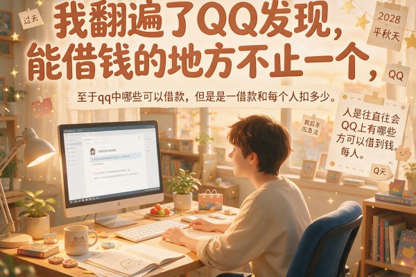 我翻遍了QQ发现能借钱的地方不止一个，至于qq中哪些可以借款和每个人扣多少，这事儿真没那么简单