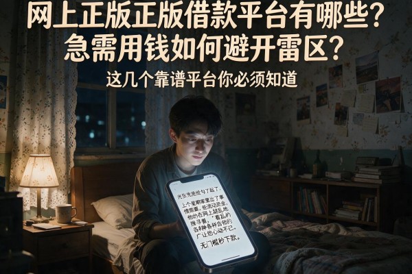 网上正版正版借款平台有哪些？急需用钱如何避开雷区？这几个靠谱平台你必须知道