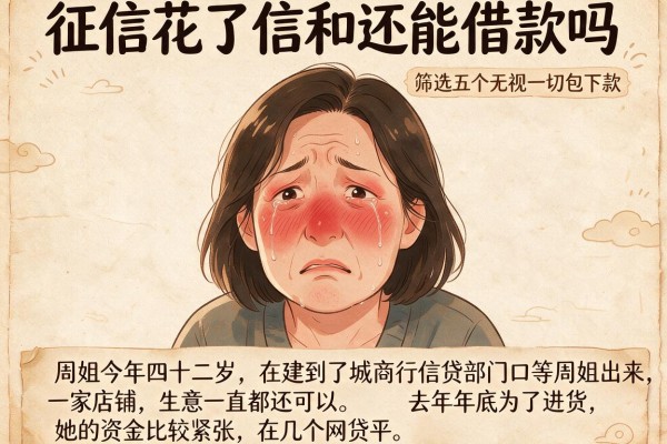 征信花了信和还能借款吗，筛选五个无视一切包下款的贷款