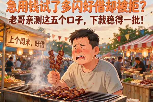 急用钱试了多闪好借却被拒？老哥亲测这五个口子，下款稳得一批！
