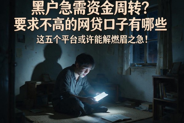 黑户急需资金周转？要求不高的网贷口子有哪些，这五个平台或许能解燃眉之急！