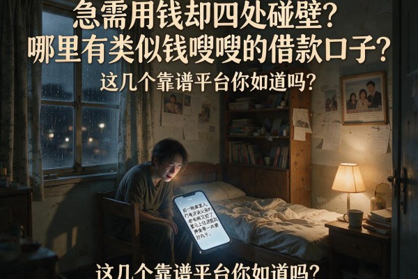急需用钱却四处碰壁？哪里有类似钱嗖嗖的借款口子？这几个靠谱平台你知道吗？