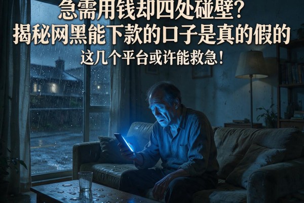 急需用钱却四处碰壁？揭秘网黑能下款的口子是真的假的，这几个平台或许能救急！